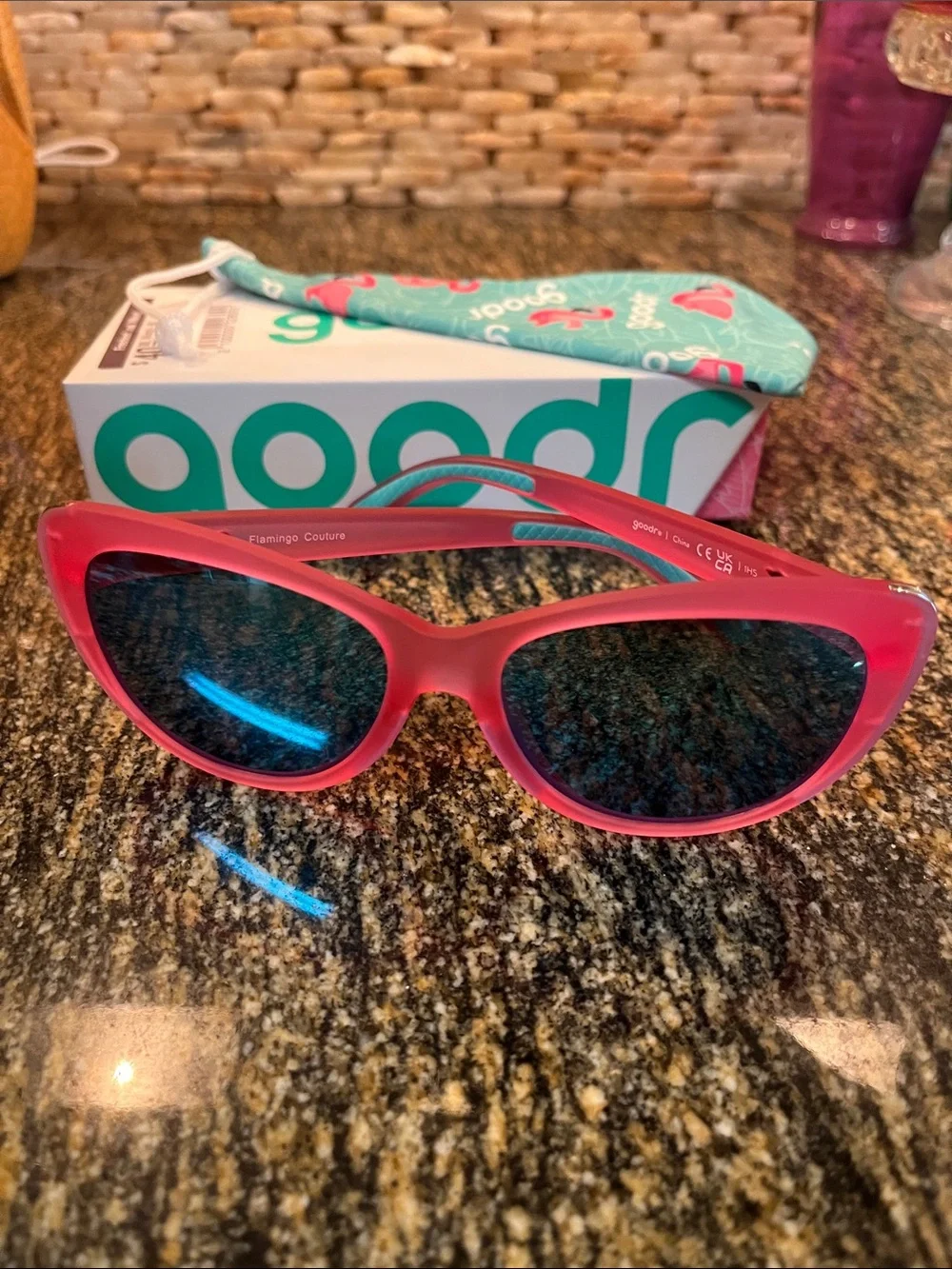 Nib Goodr glam g flamingo couture
